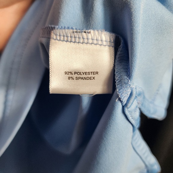 Peter Millar Summer Comfort Polo Shirt Mens XL Light Blue Embroidered Logo Golf - Picture 4 of 5